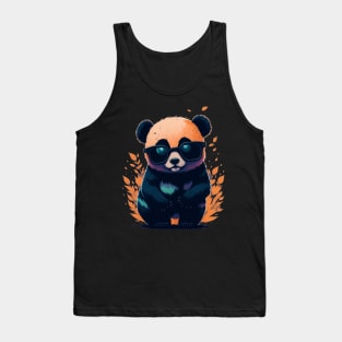 Panda in sunglasses Tank Top